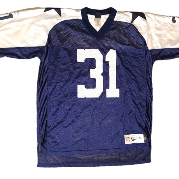 Dallas Cowboys #31 Roy Williams Reebok Gridiron Throw Back 2XL XXL NFL Jersey - Picture 7 of 10